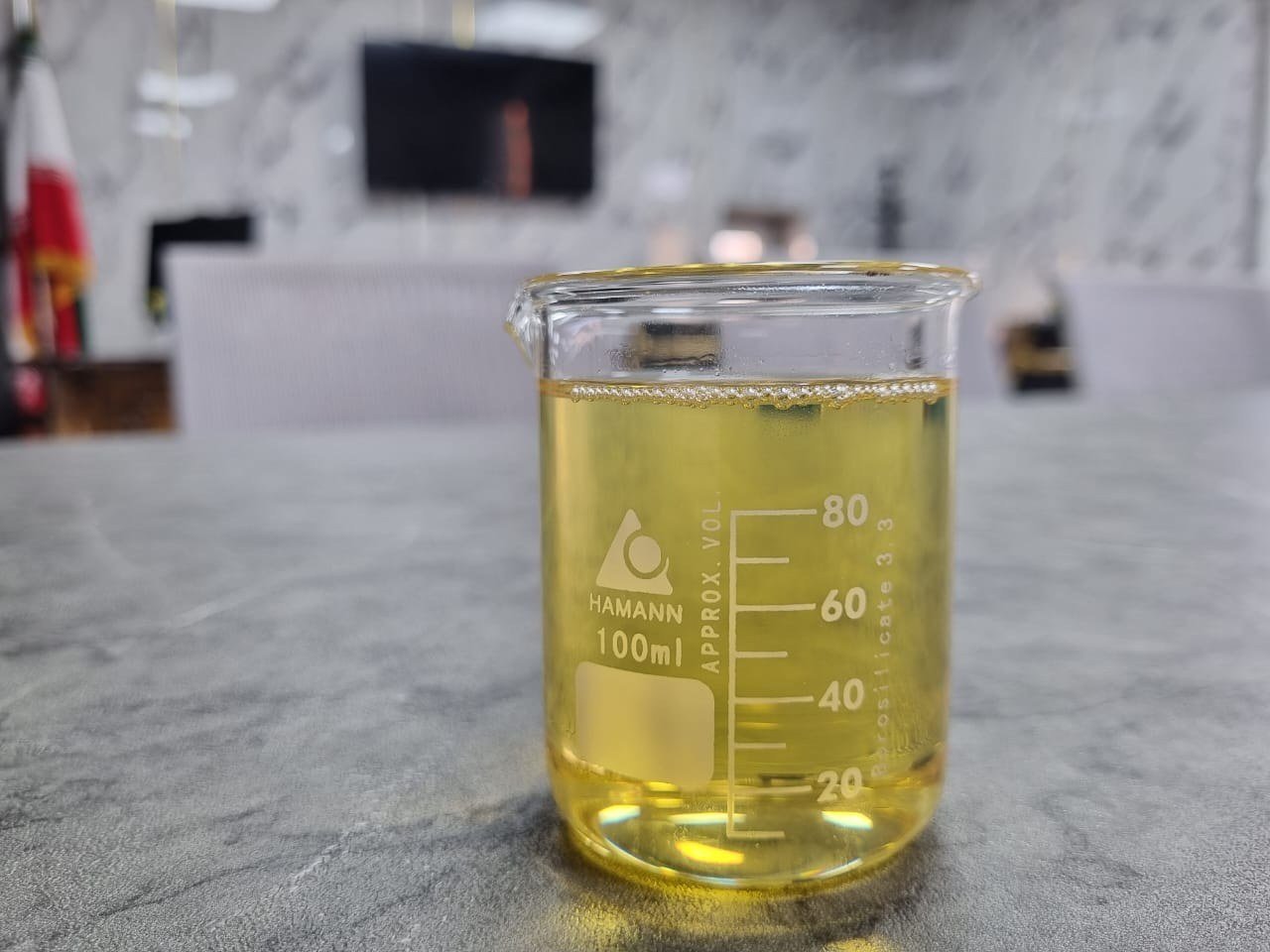 Produced base oil sample